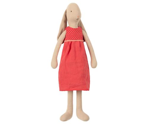 Maileg Hase Bunny rotes Kleid