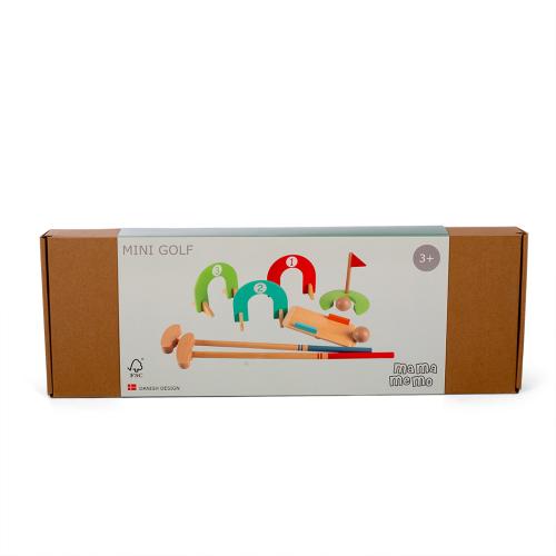 Minigolf Holz Verpackung für Kinder von Mamamemo bei your little kingdom Textiltasche