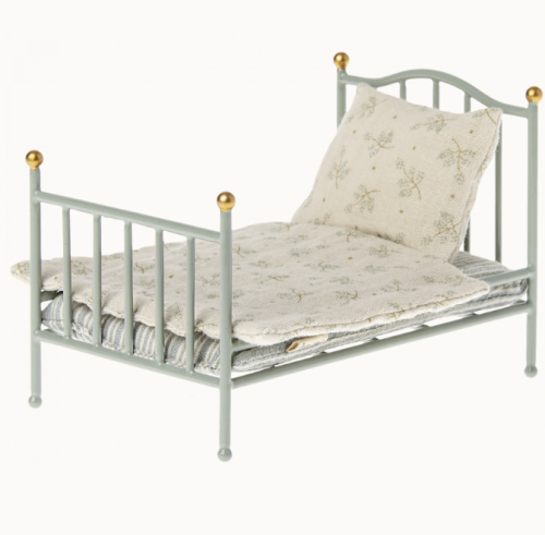Maileg vintage Bett Maus minze bei your little kingdom