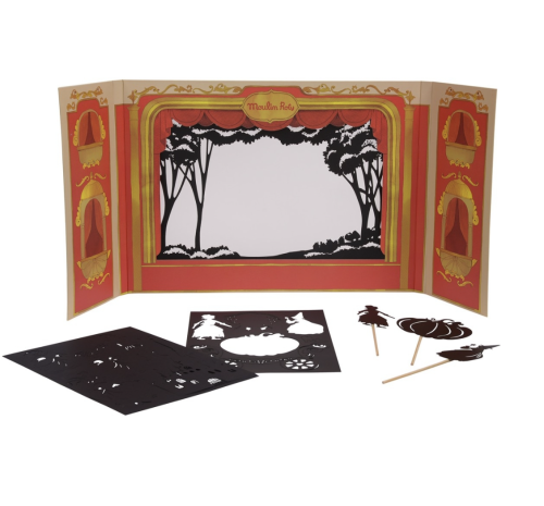 Kartontheater mit Schattenfiguren Moulin Roty