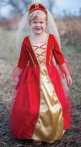 Prinzessinnen-Kleid rot Great Pretenders bei your little kingdom
