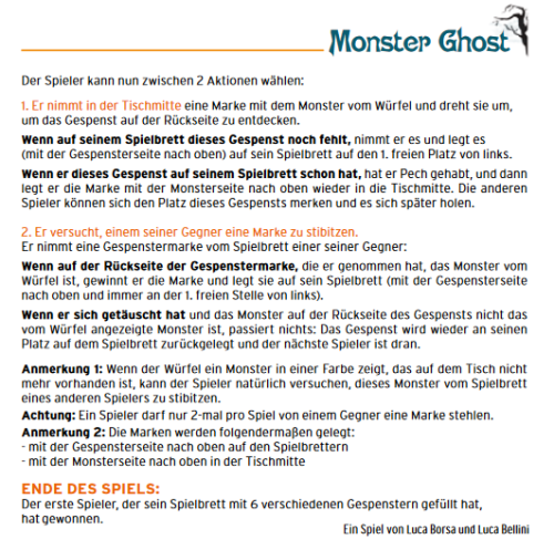 Djeco Monster Ghost Spielregeln 02