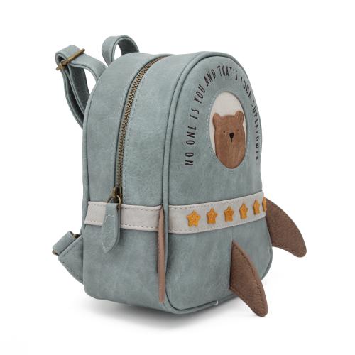 little who Kinderrucksack Rakete Archie bei your little kingdom seitlich