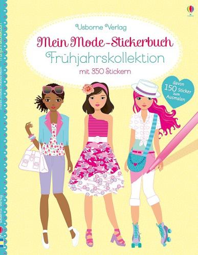 Stickerbuch Mein Modestickerbuch Frühjahrskollektion Usborne