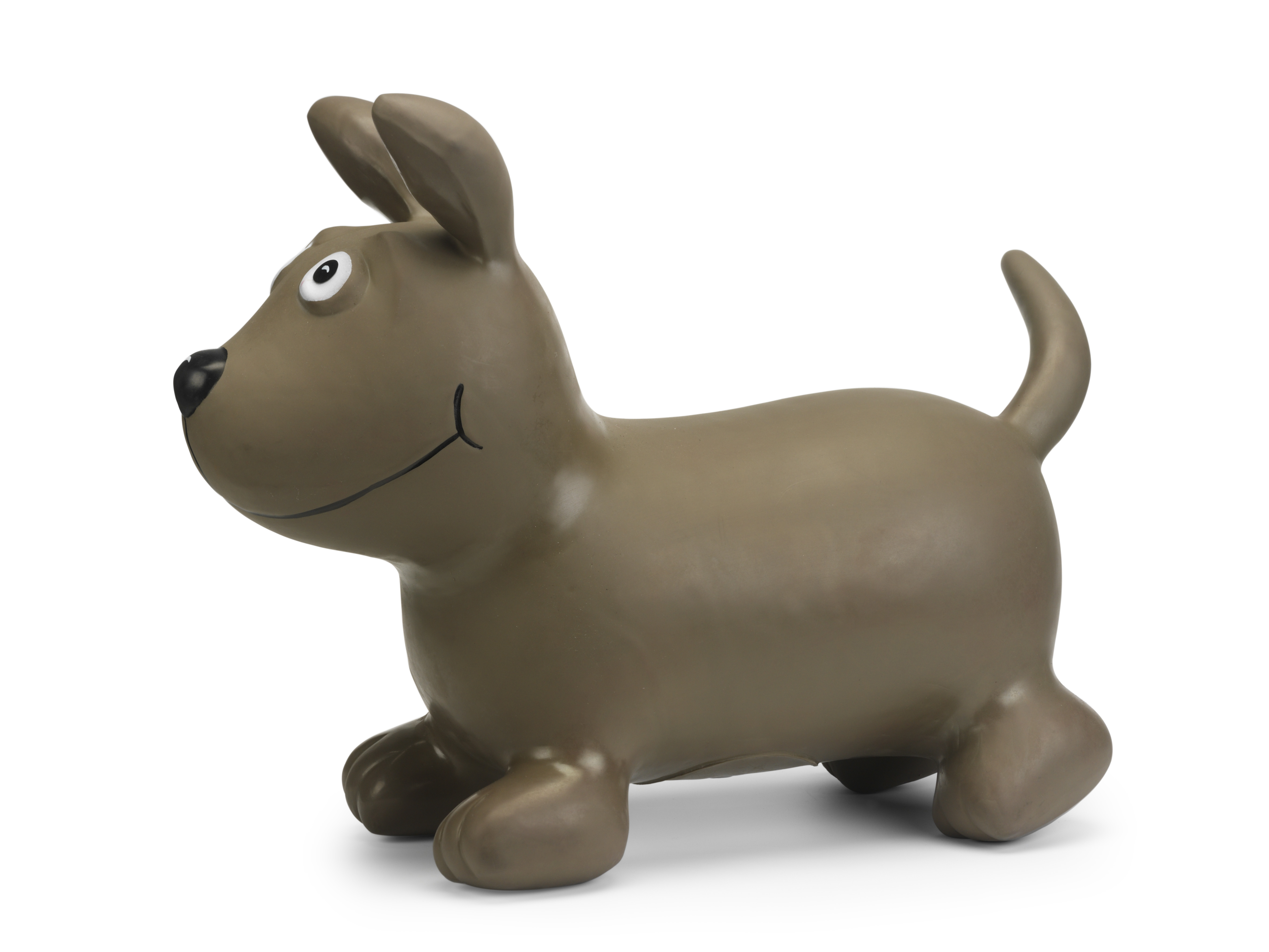 Hüpftier Hund dunkelbraun Kinder und Babygeschenke