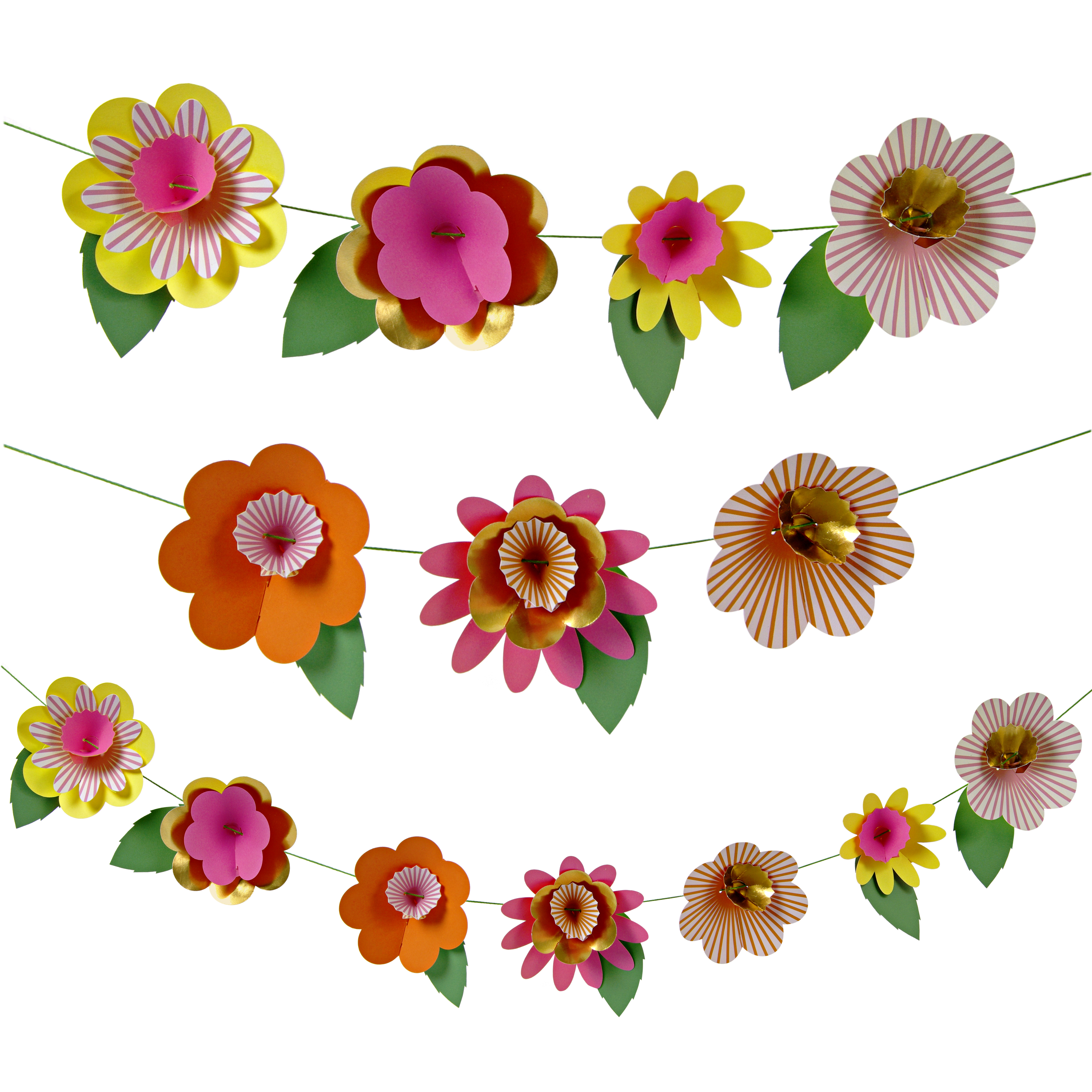 Blumengirlande, Partygirlande, Kindergeburtstag, Deko Kinderparty