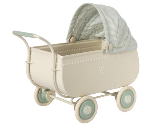 Maileg Puppenwagen blau  bei your little kingdom