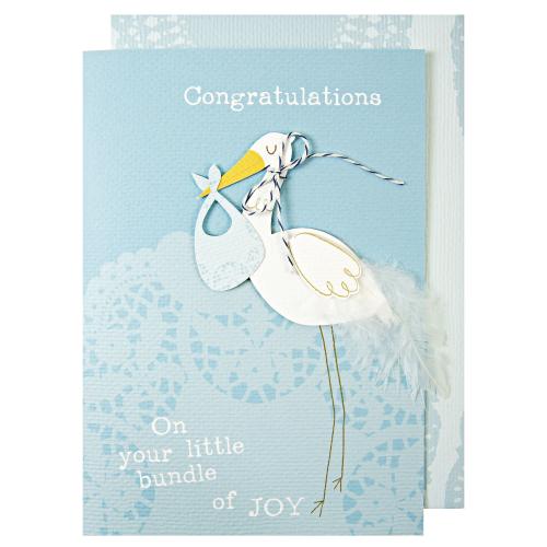 Glückwunschkarte zur Geburt: Junge von MeriMeri