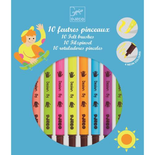 10 Filzstife Jungs Pop Colors von Djeco