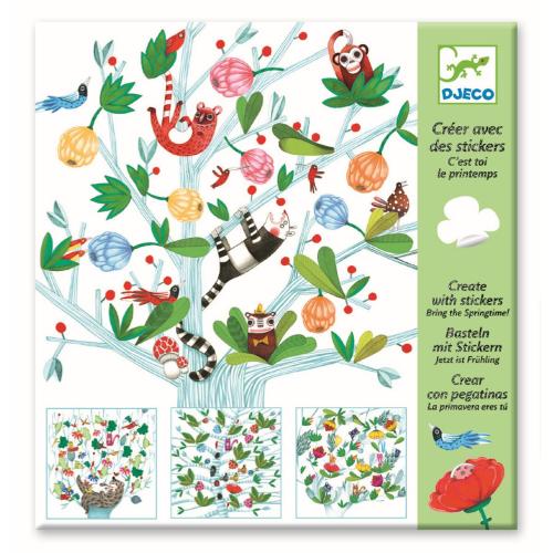 Sticker & Vorlage Springtime von Djeco