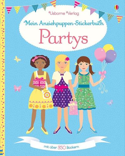 Mein Anziehpuppen-Stickerbuch - PartysMein Anziehpuppen-Stickerbuch - Drei Freundinnen unterwegs