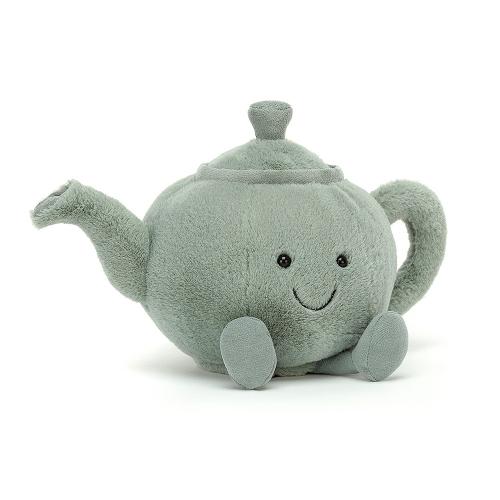 Amuseable Teapot Teekanne sitzend von vorne bei your little kingdom