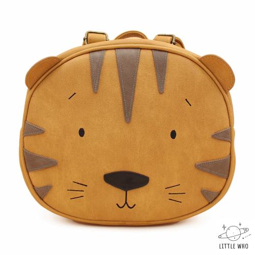 little who Kinderrucksack Tiger Theodor groß  frontal bei your little kingdom