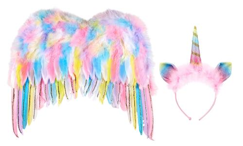 Einhorn Set Flügel und Haarreif bei your little kingdom