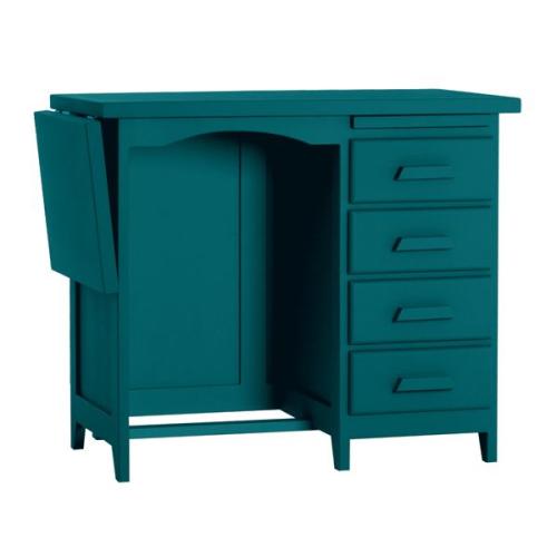 Schreibtisch ausklappbar bleu canard bei your little kingdom