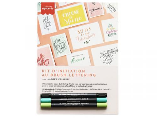 DIY Lettering Set Kalligraphie gruen blau aus Frankreich bei your little kingdom