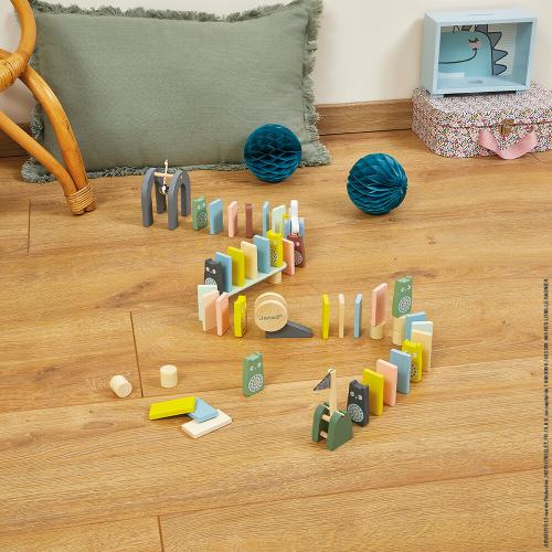 Janod Domino Parcours Holz Aufbaubeispiel bei your little kingdom 02