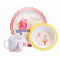 Melamin Geschirrset Mademoiselle et Ribambelle von Moulin Roty bei your little kingdom