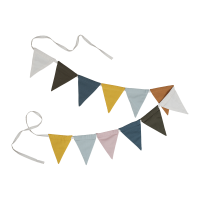 Stoffgirlande Fähnchen FABELAB bei your little kingdom frontal