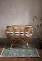 Pelliani Babykrippe Rattan bei your little kingdom dekobeispiel mit Betthimmel